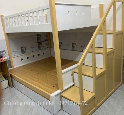 Giường tầng thiết kế - 0971718472