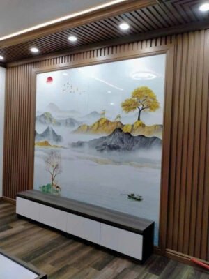 Mẫu vách kệ tủ ti vi được thiết kế riêng từ        Nội thất Đại Nam Sơn Xu hướng nổi bật năm 2025